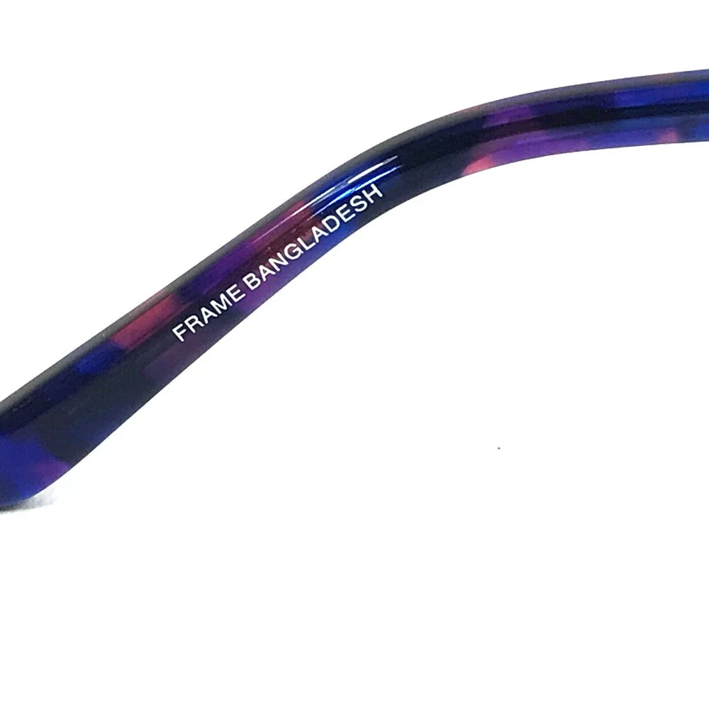 BCBGMAXAZRIA Eyeglasses Frames ESMEE BLUE MULTI TORTOISE Cat Eye 54-15-140